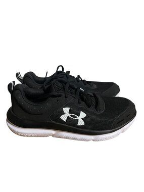 Under Armour Charged Assert 10 Womens Running Shoes Size 6.5 Black & White